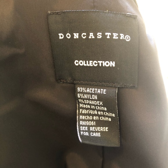 Doncaster Black & Purple Dressy Jacket Size 4 - Picture 5 of 7